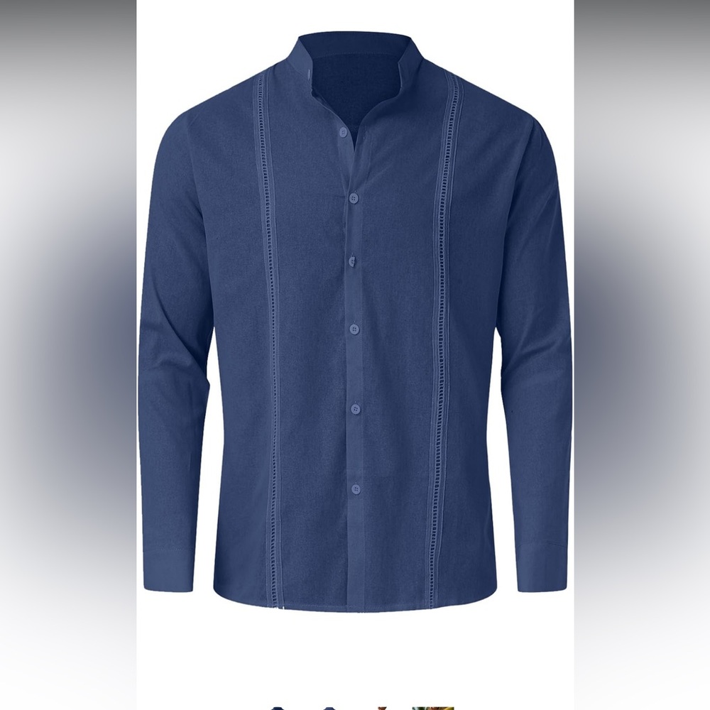 Coofandy Men's Button Down Casual Long Sleeve Regular Fit Cotton Shirt New